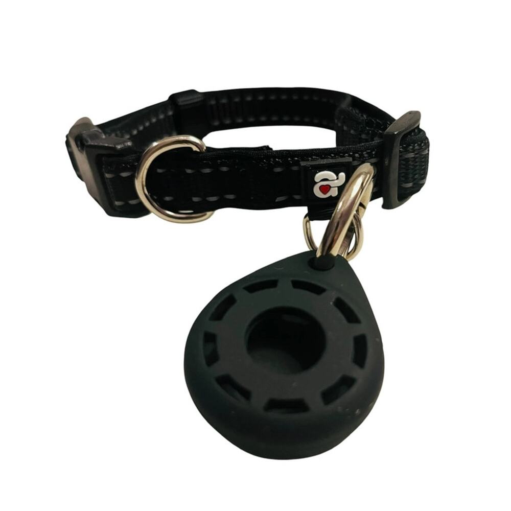 Small Dog Collar with Airtag Holder